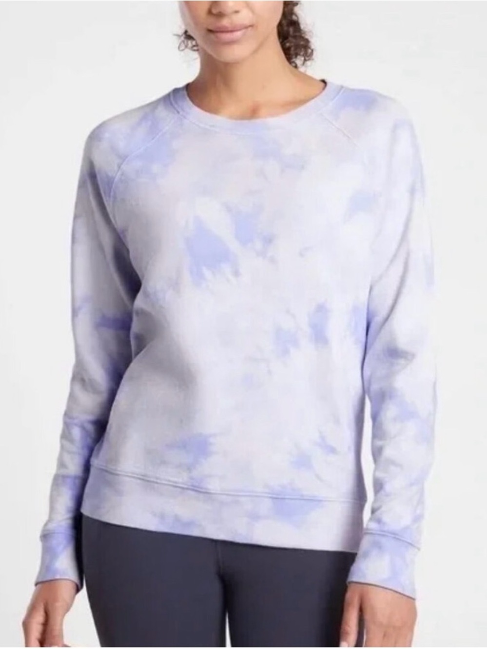 Athleta Light Lavender Crewneck Pullover